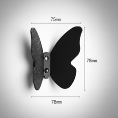 dimensions patere murale papillon