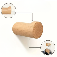 gros plan patere murale