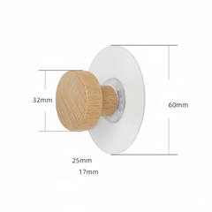Dimensions patere murale forme geometrique