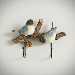 Patere oiseau fixe sur mur