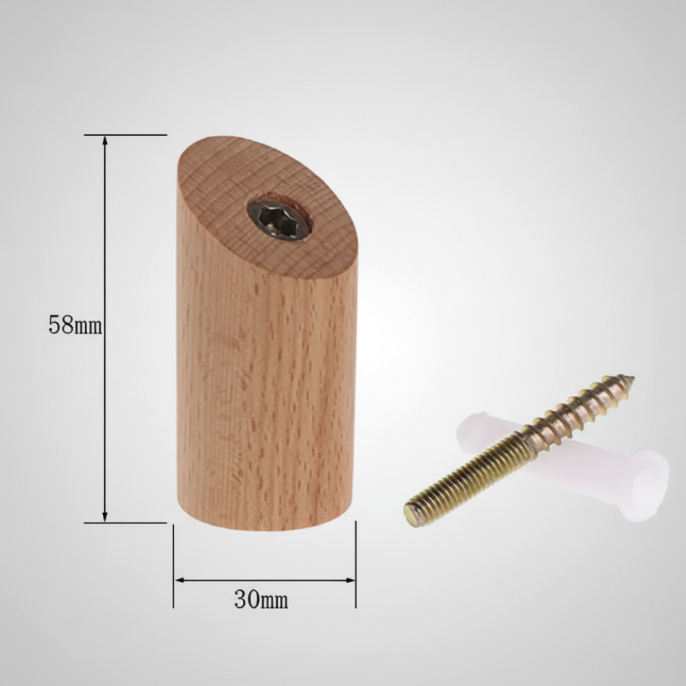 dimensions en cm patere murale