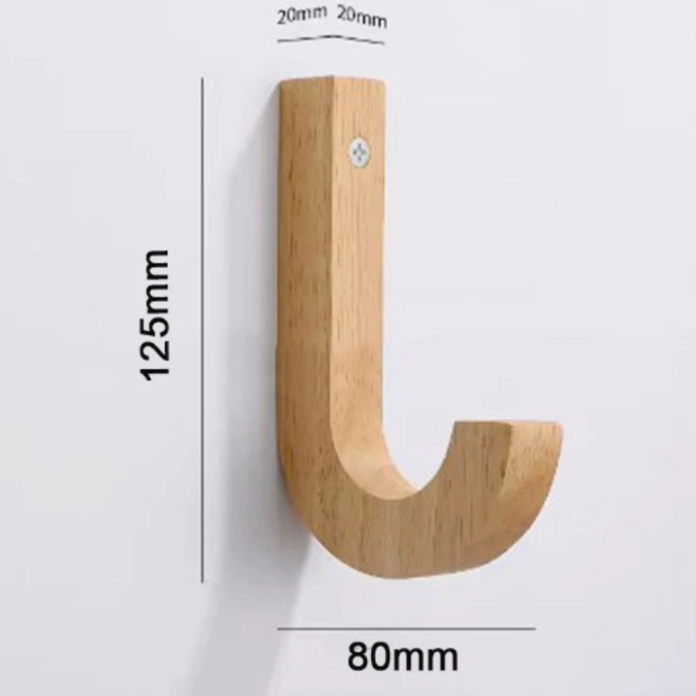 dimensions patere forme en J