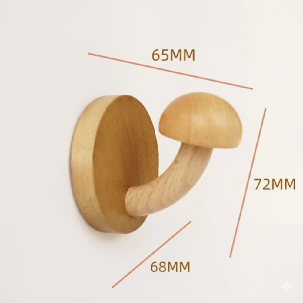 dimensions patere murale champignon