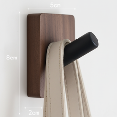 dimensions patere murale marron