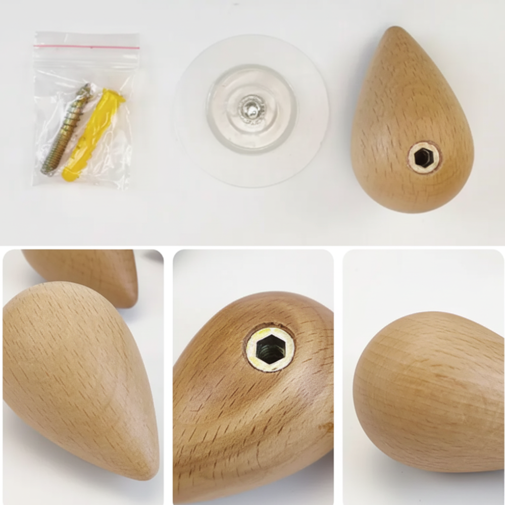 materiel inclut avec patere bois